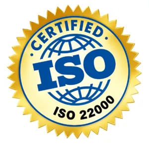 ISO 22000:2018 Certified