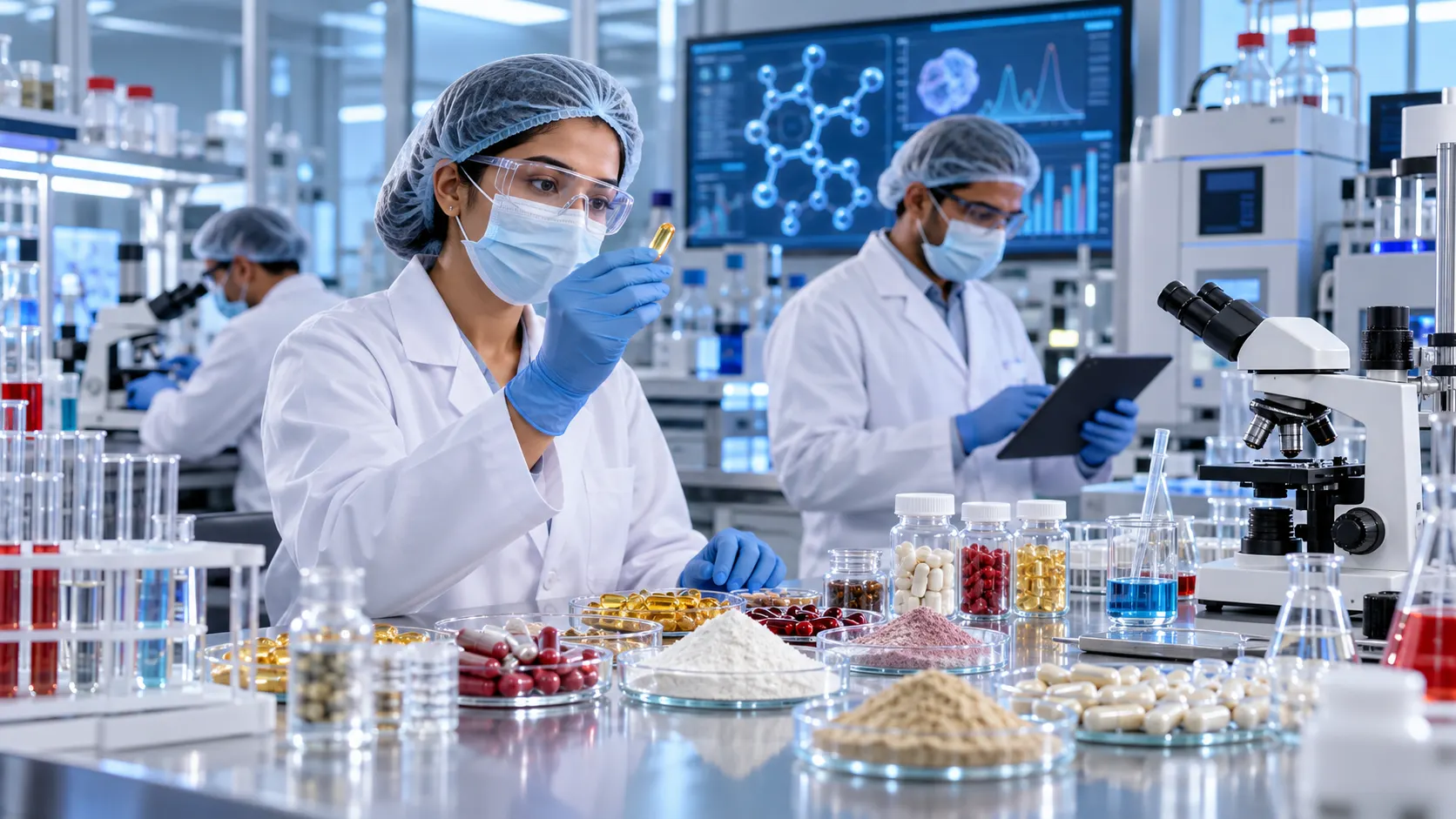 Custom Supplement Formulation R&D Facility