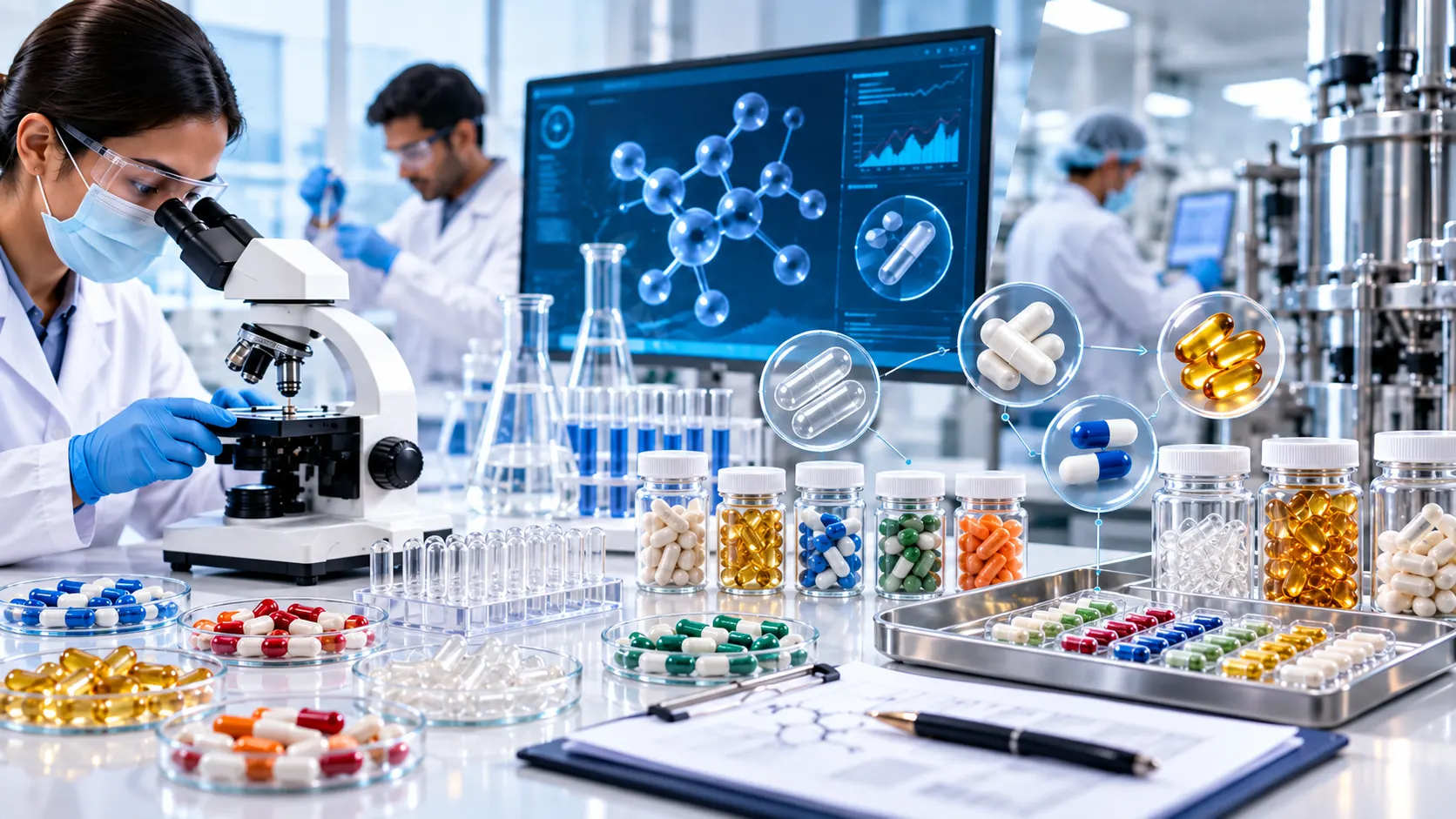 Custom formulation scientific testing
