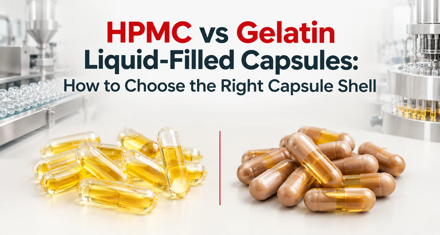 HPMC vs Gelatin Liquid-Filled Capsules: How to Choose the Right Capsule Shell - AHCC Pvt. Ltd.