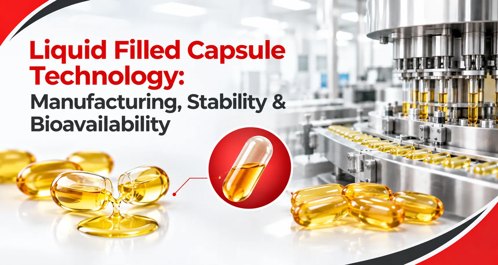 Liquid Filled Capsule Technology: Manufacturing, Stability &amp; Bioavailability - AHCC Pvt. Ltd.