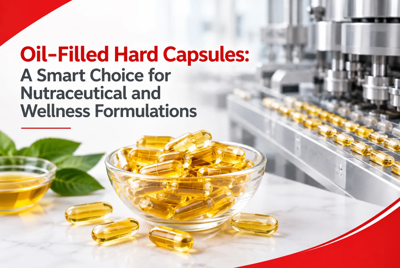 Oil-Filled Hard Capsules: A Smart Choice for Nutraceutical and Wellness Formulations - AHCC Pvt. Ltd.