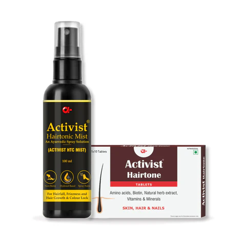 Activist Hair Combo - Primary Bottle Packaging Front View