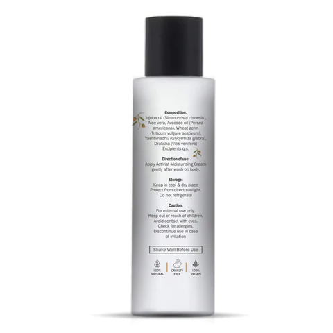 Activist Moisturizing Cream - Supplement Blister Pack and Capsule Formulation