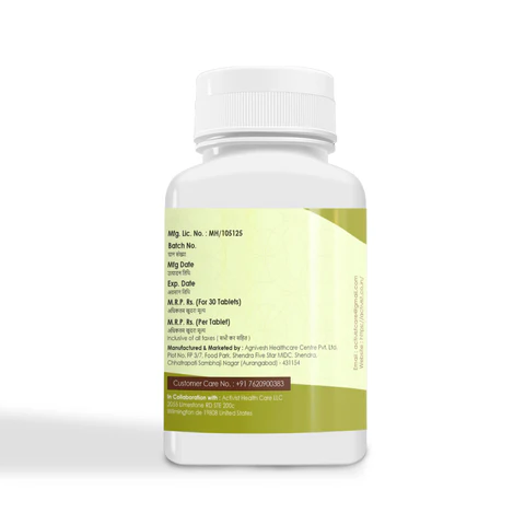 Activist Asthicare Tablets - Nutritional Information and Active Ingredients