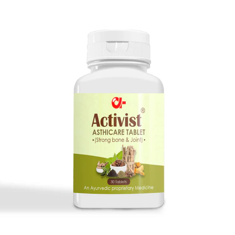 Activist Asthicare Tablets - Primary Bottle Packaging Front View