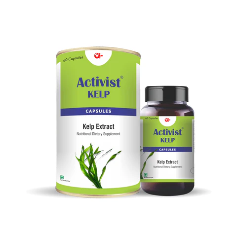 Activist Kelp Capsules - Primary Bottle Packaging Front View