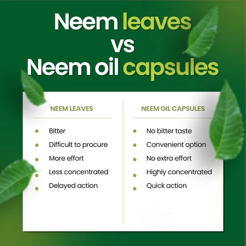Activist Neem Oil Capsules - Certified Quality and Secondary Packaging
