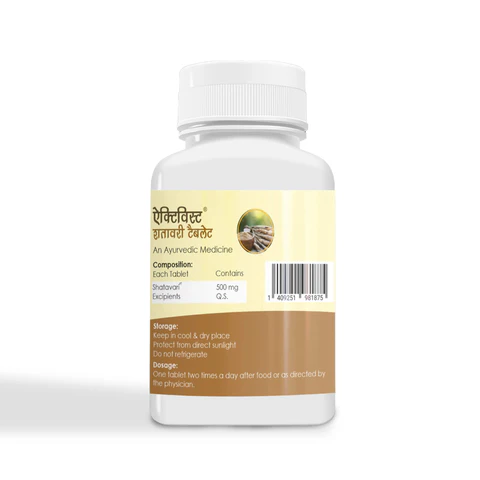 Activist Shatavari Tablets - Supplement Blister Pack and Capsule Formulation