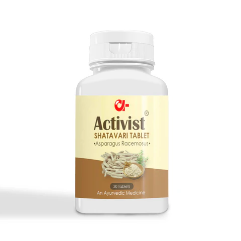 Activist Shatavari Tablets - Primary Bottle Packaging Front View