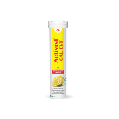 Activist CAL EVT Effervescent Tablets - Supplement Blister Pack and Capsule Formulation