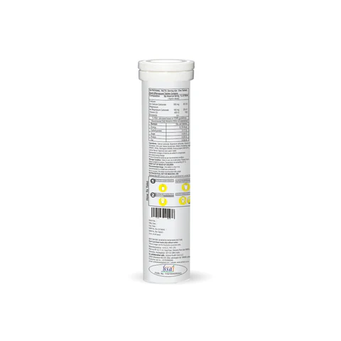 Activist CAL EVT Effervescent Tablets - Nutritional Information and Active Ingredients