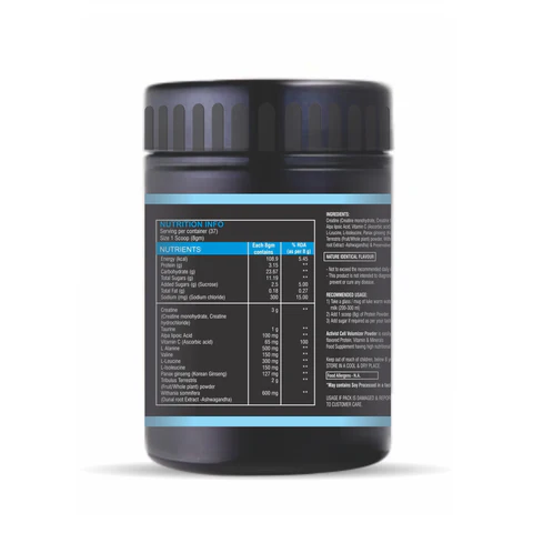 Activist Cell Volumizer Powder - Supplement Blister Pack and Capsule Formulation