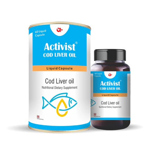 Activist Cod Liver Oil Capsules - Nutritional Information and Active Ingredients