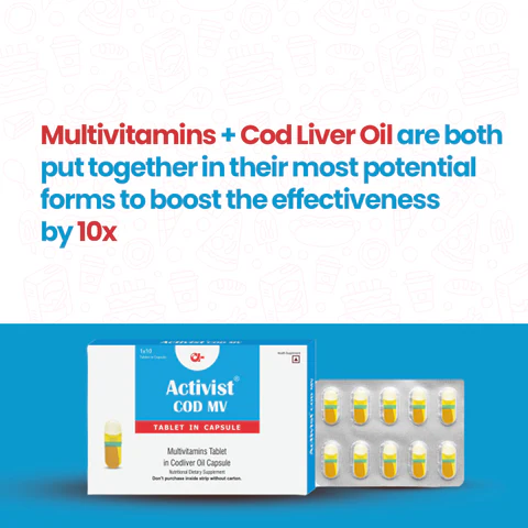 Activist COD MV Capsules - Certified Quality and Secondary Packaging