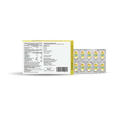 Activist Evening Primrose Oil Capsules - Supplement Blister Pack and Capsule Formulation