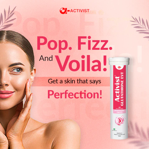 Activist Glutathione EVT Effervescent Tablets - Certified Quality and Secondary Packaging