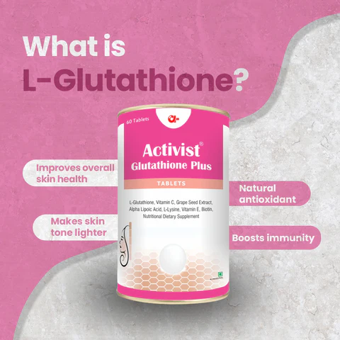 Activist Glutathione Plus Tablets - Nutritional Information and Active Ingredients