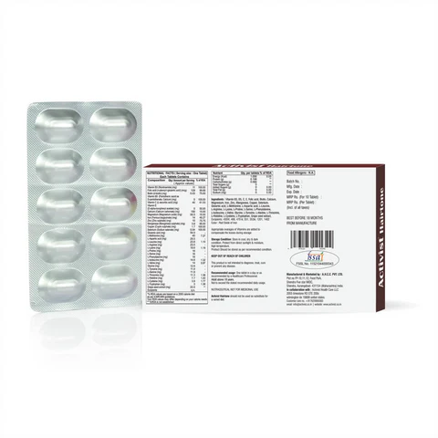 Activist Hairtone Tablets - 30 Tablets - Supplement Blister Pack and Capsule Formulation