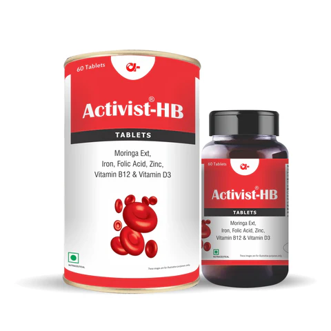 Activist-HB Tablets - Nutritional Information and Active Ingredients