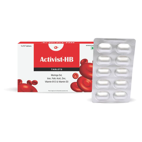 Activist-HB Tablets - Primary Bottle Packaging Front View
