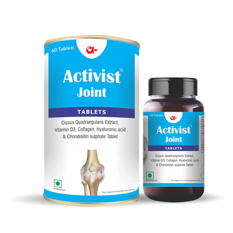 Activist Joint Tablets - 30 Tablets - Nutritional Information and Active Ingredients