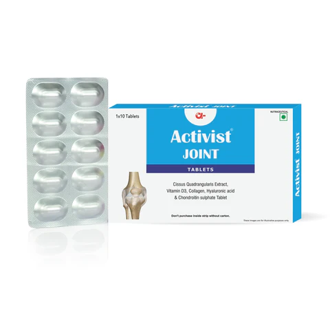 Activist Joint Tablets - 30 Tablets - Primary Bottle Packaging Front View