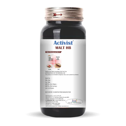 Activist Malt HB Spread - Nutritional Information and Active Ingredients