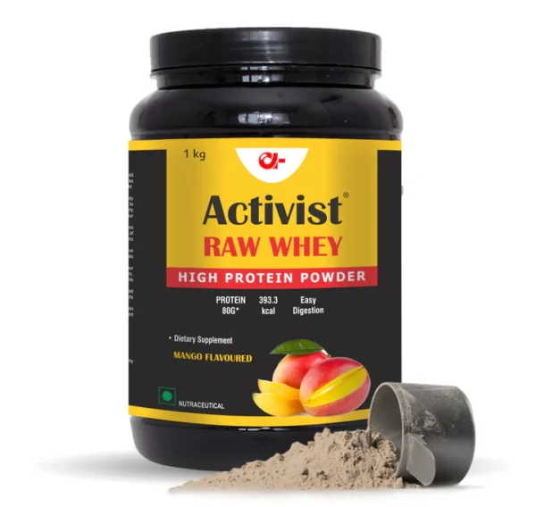 Activist Raw Whey High Protein Powder - Certified Quality and Secondary Packaging