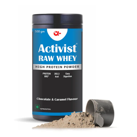 Activist Raw Whey High Protein Powder - Primary Bottle Packaging Front View