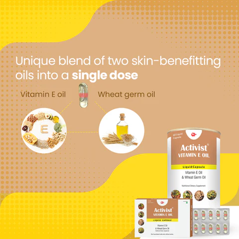 Activist Vitamin E Oil Capsules - 30 Capsules - Nutritional Information and Active Ingredients