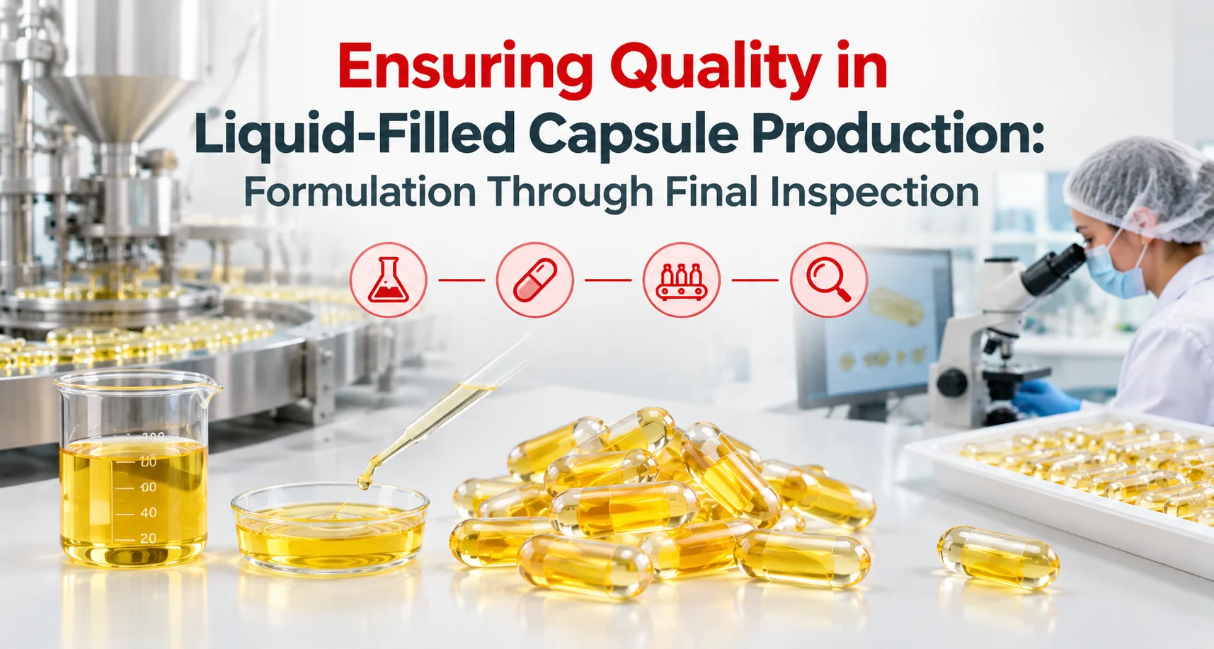 Ensuring Quality in Liquid-Filled Capsule Production: Formulation Through Final Inspection - AHCC Pvt. Ltd.
