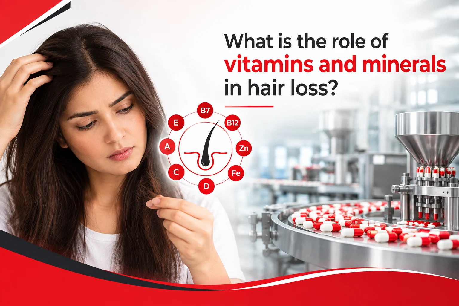 What Is the Role of Vitamins and Minerals in Hair Loss? - AHCC Pvt. Ltd.
