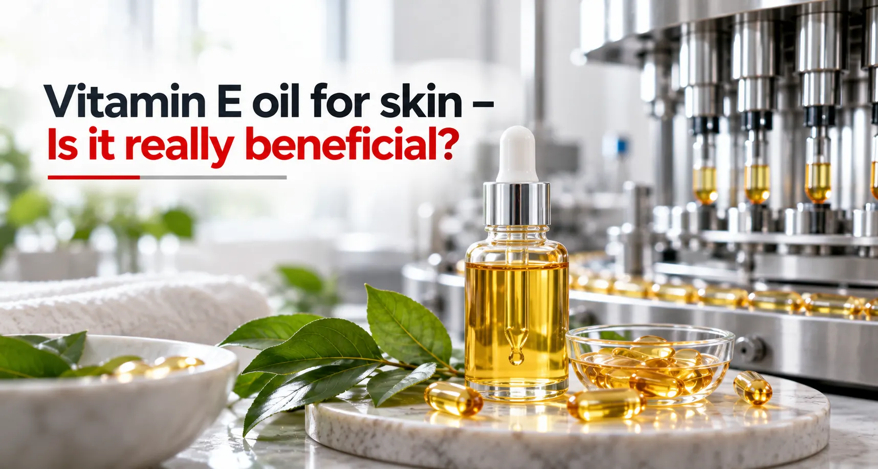 Vitamin E Oil for Skin: Is It Really Beneficial? - AHCC Pvt. Ltd.