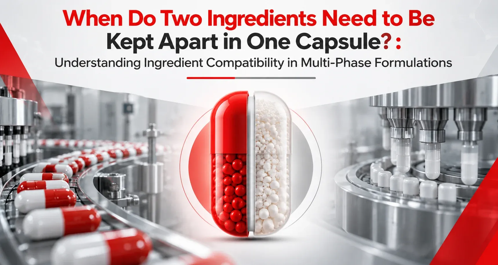 When Do Two Ingredients Need to Be Kept Apart in One Capsule?: Understanding Ingredient Compatibility in Multi-Phase Formulations - AHCC Pvt. Ltd.